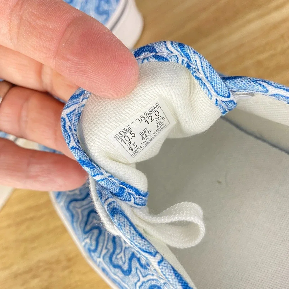 Vans x Todd Snyder‎ Sneakers Mens 10.5 John Derian Blue Shoes